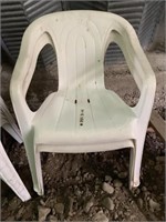 White Plastic Chair /EACH
