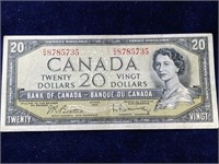 Canada 1954 Twenty Dollar Bill