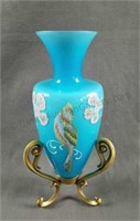 Fenton Handpainted Vase L/E Family & Artist Signed