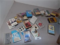 Variety of cassette tapes,