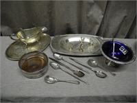 Silver Plate Serving Pieces.