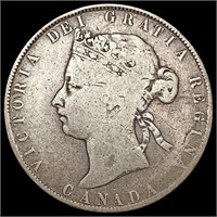 1871 Canada Half Dollar NICELY CIRCULATED