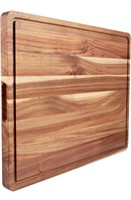 Large Acacia Wood Cutting Boards for Kitchen, 24