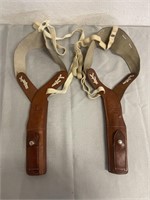 Set of 2 Safariland Leather Shoulder Holsters