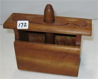 Cherry Wood Butter Press (6 inches x 6 3/4 inches)