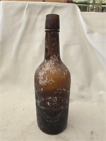 Vintage brown BROS Saint Louise bottle