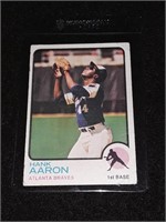 1973 Topps Hank Aaron Atlanta Braves