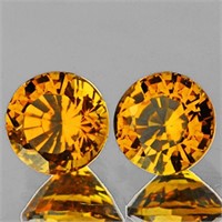 Natural AAA Golden Yellow Mali Garnet Pair - Flawl