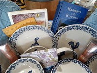 Blue And White Assorted Animal China Box Lot
