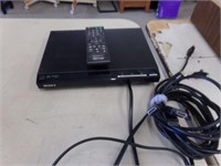 Sony DVD player with cords