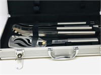 hardshell case with bbq utensils inside