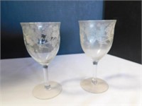 2 Water Glasses