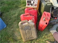 Lot of 4 Military Style Gas Cans