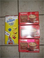 Lot of Hot Cocoa & Snapple Mix *Out of Date