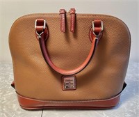 Brown leather Dooney & Bourke purse
