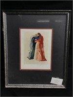 Signed Salvador Dali ‘Divine Comedy, Dante And