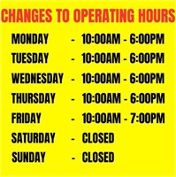 NEW SUMMER HOURS