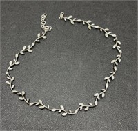 925 silver necklace, approximately 20g
