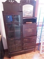 Arts & Crafts side-by-side secretary desk with