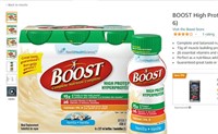 BOOST High Protein Vanilla, 6x237ml (Pack of 6)