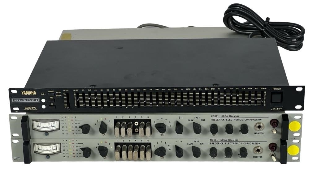 Yamaha Graphic Equalizer & Stereo Compressors