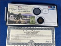 WWII 60th Anniversary Coin Set