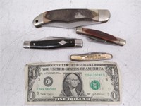 Lot of Vintage Collector Folding Pocket Knives -
