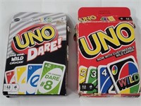 Two Packs Of Uno Cards