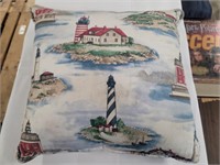 Lighthouse Decoration Throw Pillow