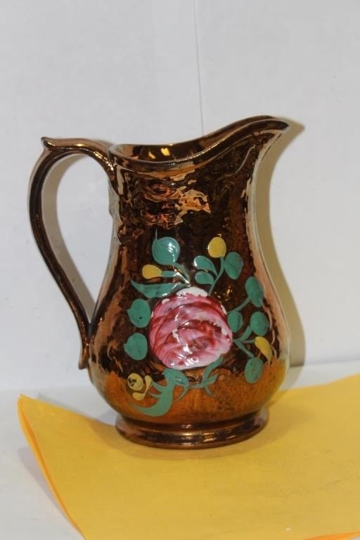 A Lusterware Pitcher
