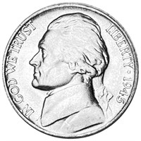 1945-P Jefferson War Nickel UNCIRCULATED