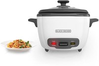 BLACK+DECKER 2-in-1 Rice Cooker and Food Steamer