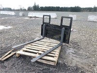 48" Skid Steer Fork Frame W/ Forks