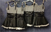 4 WEISSMAN DANCE COSTUMES