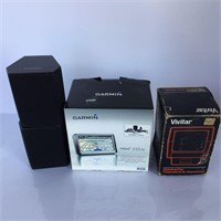 Group of Electronics Garmin Slide Reader Speakers