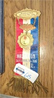 Vintage Hazelton parade ribbon