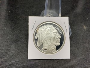 Indian/Buffalo 1oz Silver "Round"