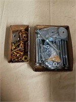 Group of bolts, nuts and washers