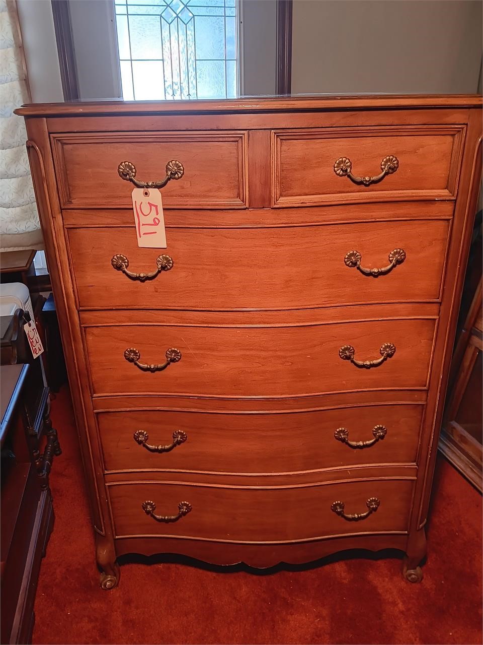 Maple Chest Of Drawers. Century Furniture