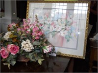 Picture & Flower Arrangement