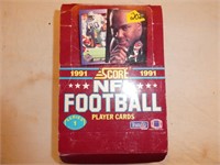 Score 1991-1992 NFL. Football Box of Player Cards