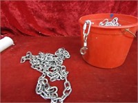 2 lengths of chain w/ hooks on ends.