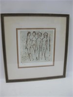 Andre Bicat Pencil Signed & Numbered Lithograph