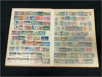 Book of collectible stamps