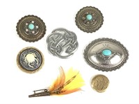 7 Native American Inspired Brooches