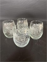 Lot Of Four Rolf Wine Tumblers