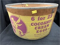 Lancaster, PA Keppel's Coconut Creme Egg Cardboard