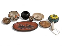 Vintage miniature Native American pottery