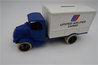 ERTL UNITED AIRLINES CARGO TRUCK BANK