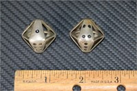 Pair of Silver Dice